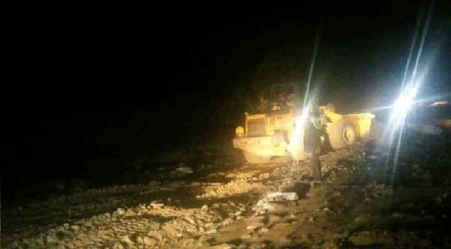شاهد ما يحدث الان في طريق الموت 