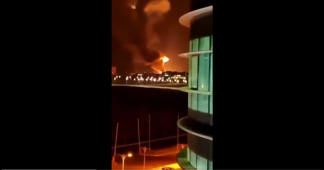ناشطون يوثقون اوسع هجوم حوثي على السعودية (فيديو)