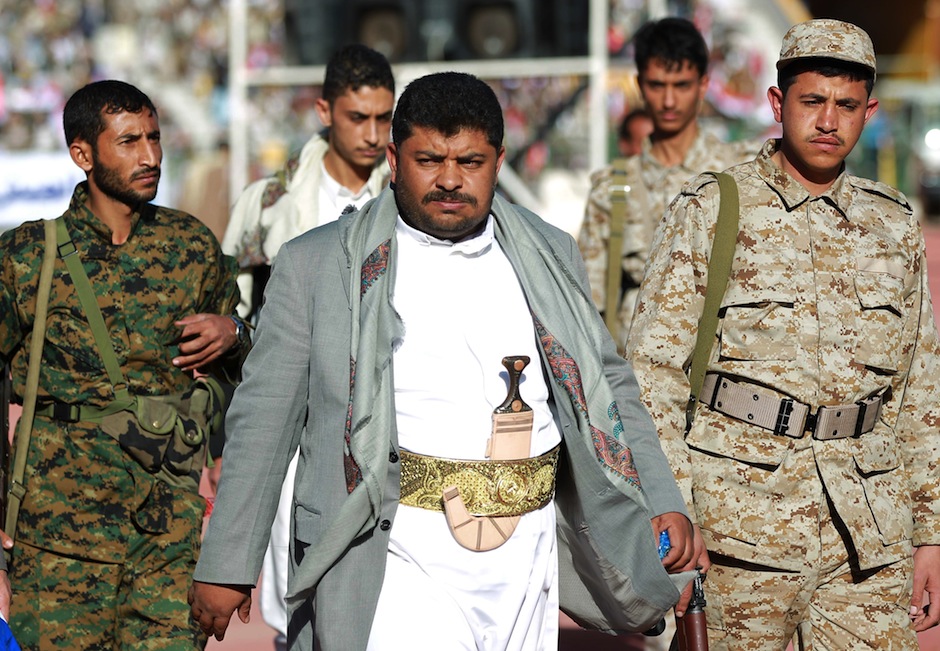 الحوثيون ينشرون صور طبل عملاق لهذه الغاية