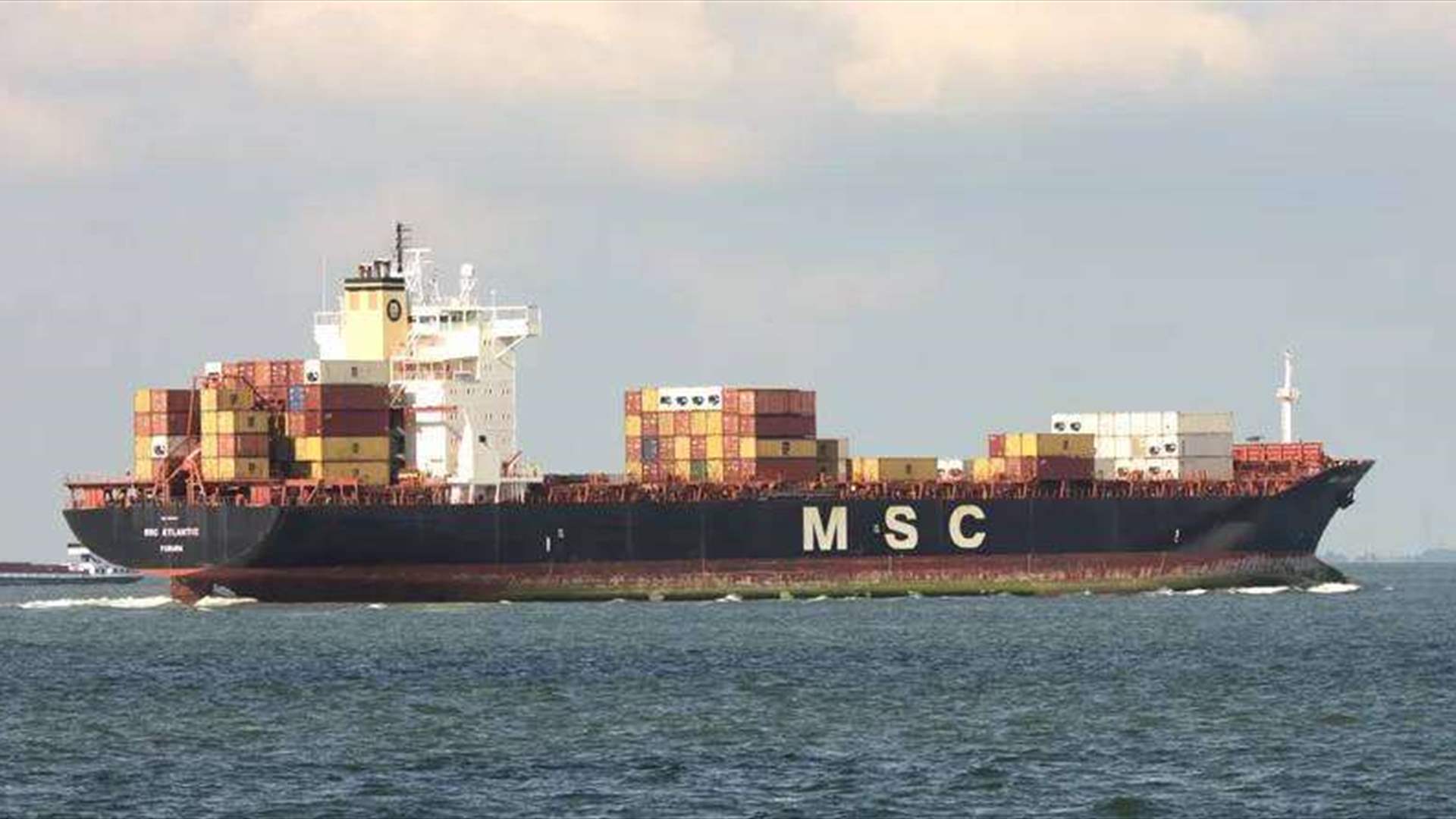 شاهد مصير السفينة الاسرائيلية MSC SKY (صور)