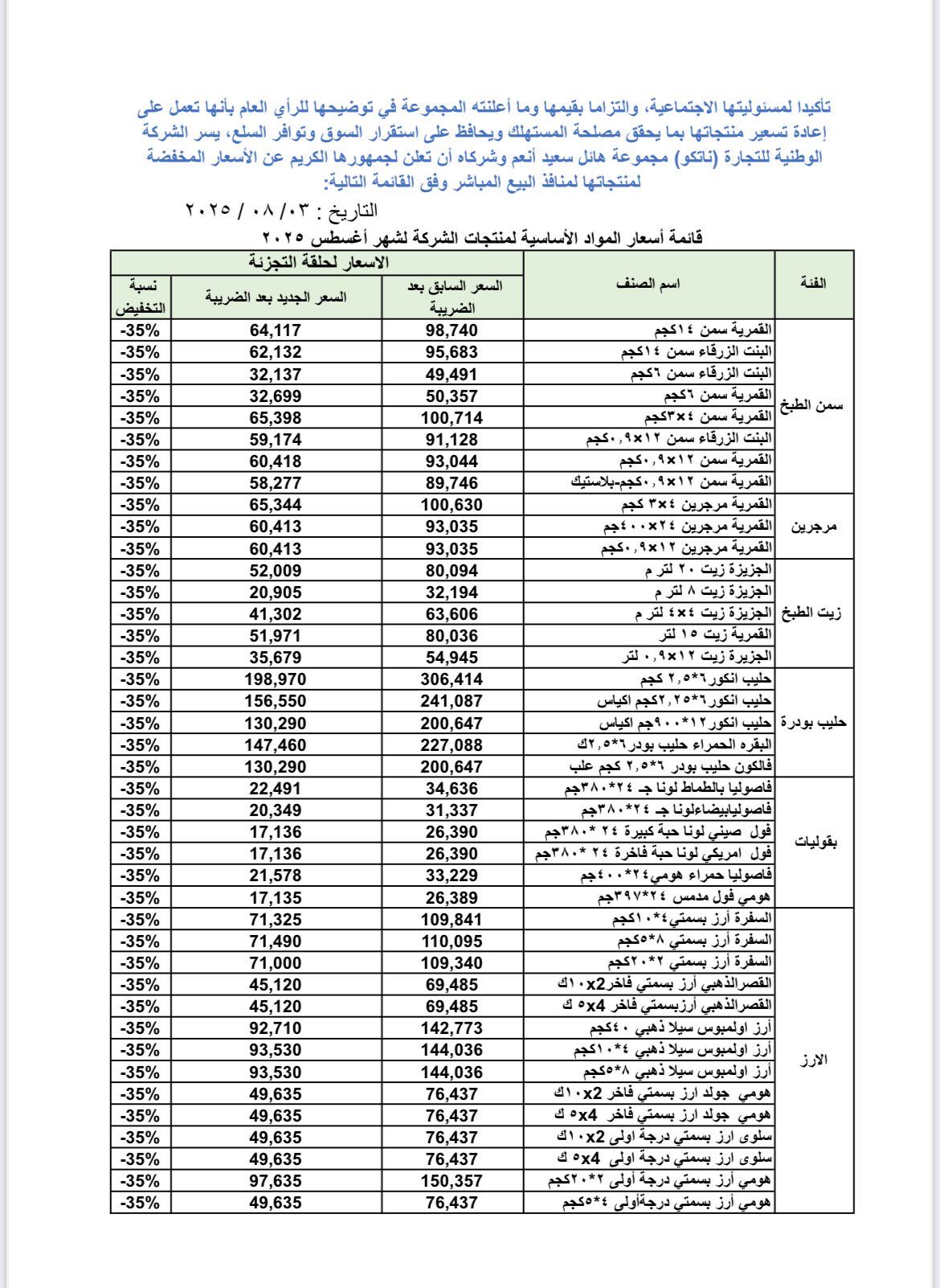 هائل سعيد تطلق اسعارا مفاجأة (اعلان)