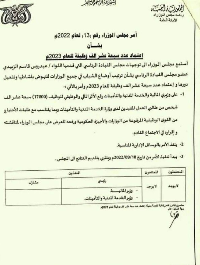 المليشيا تفرض على الحكومة صرف رواتب لجيش من عناصرها (وثائق)