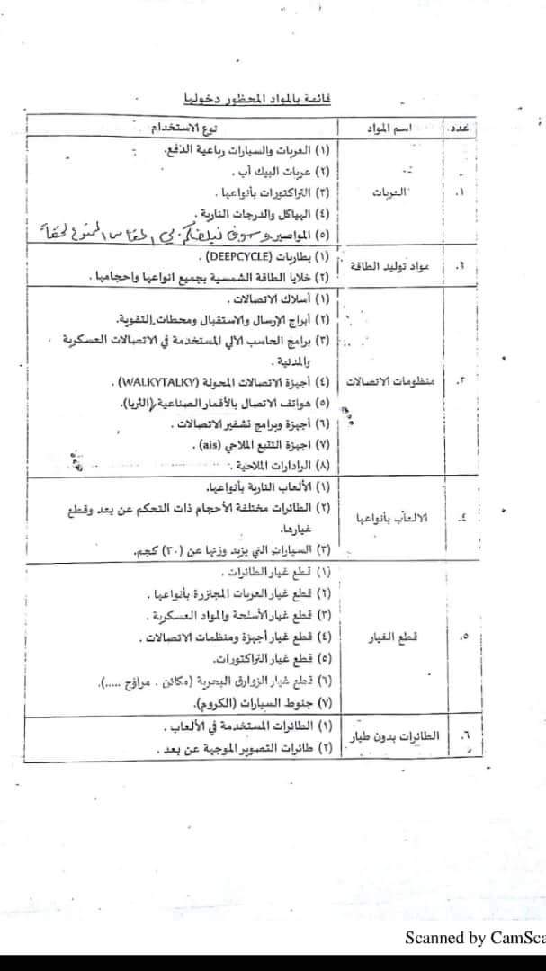 لأول مرة .. التحالف يسمح بدخول مواد محظورة لميناء الحوثيين (وثائق) 
