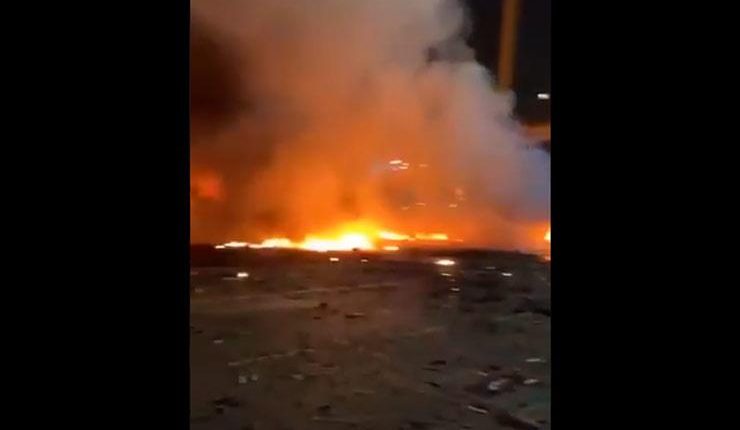 حرائق في دبي عقب ساعات على تهديد الحوثيين (صور)