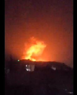 شاهد أثار اعنف قصف امريكي لصنعاء (فيديو+صور)