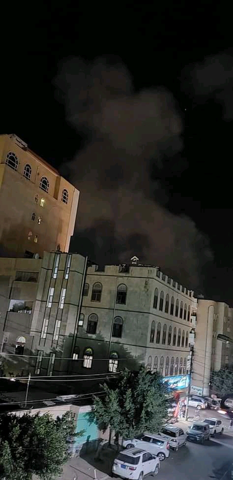 طيران التحالف يعاود قصف صنعاء (مواقع+صور+محصلة)